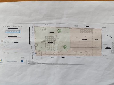 TERRAIN A VENDRE - HALLENNES LEZ HAUBOURDIN - 1103 m2 - 210000€